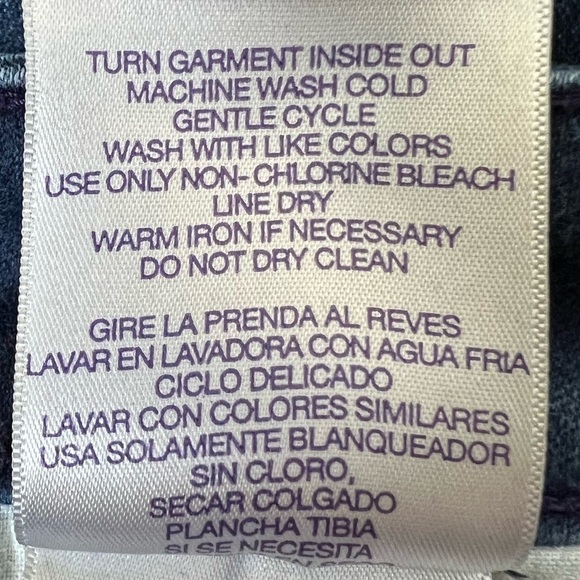 NYDJ Dark Blue Stretch Legging Jegging Jeans with Lift Tuck Technology - Size 12 - Picture 12 of 14